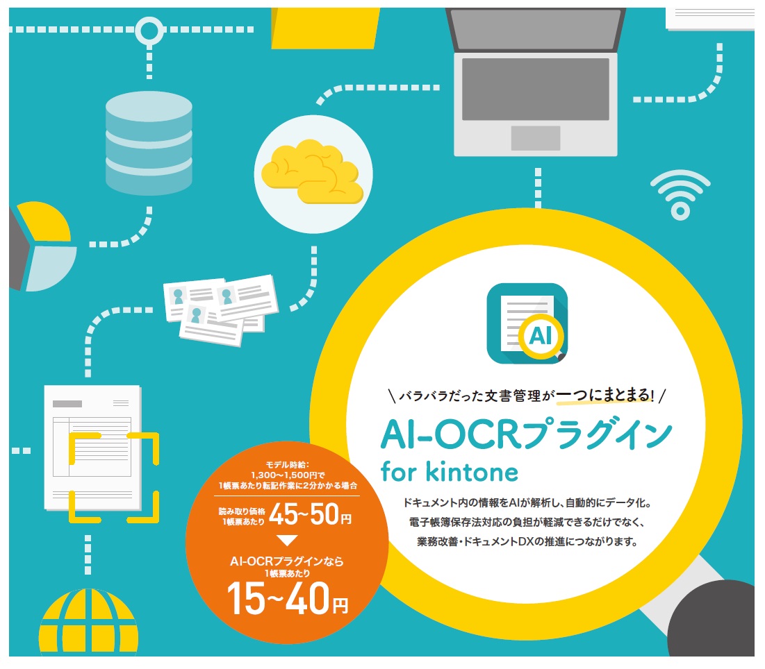 AI-OCRプラグイン for kintone 【新サービス】 - 株式会社ケインズアイ